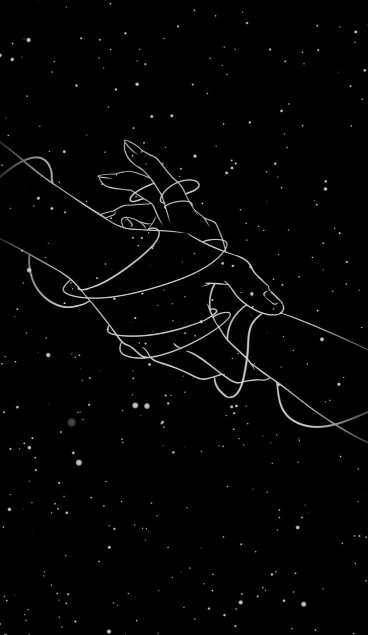 پس زمینه مشکی دخترانه فانتزی