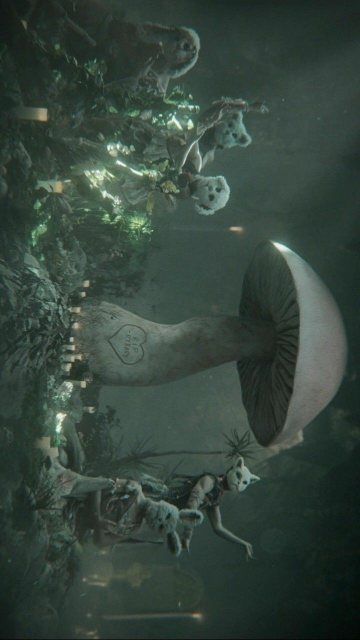 بک گراند سبز لجنی